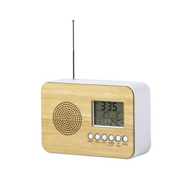Бамбуков часовник с FM радио