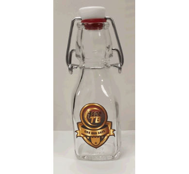 Стъклена бутилка със закопчалка тип клипс